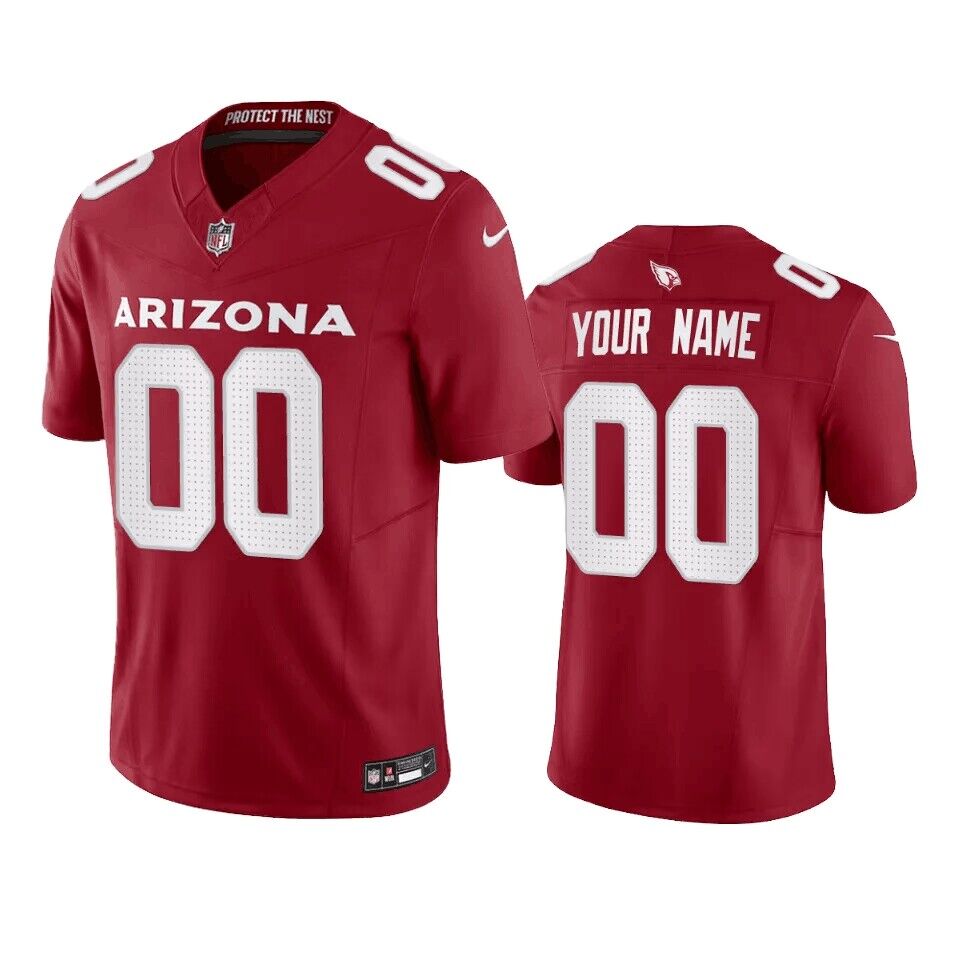 Men's Arizona Cardinals Custom Red Vapor Untouchable Stitched Football Jersey